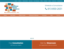 Tablet Screenshot of baybrickpavers.com